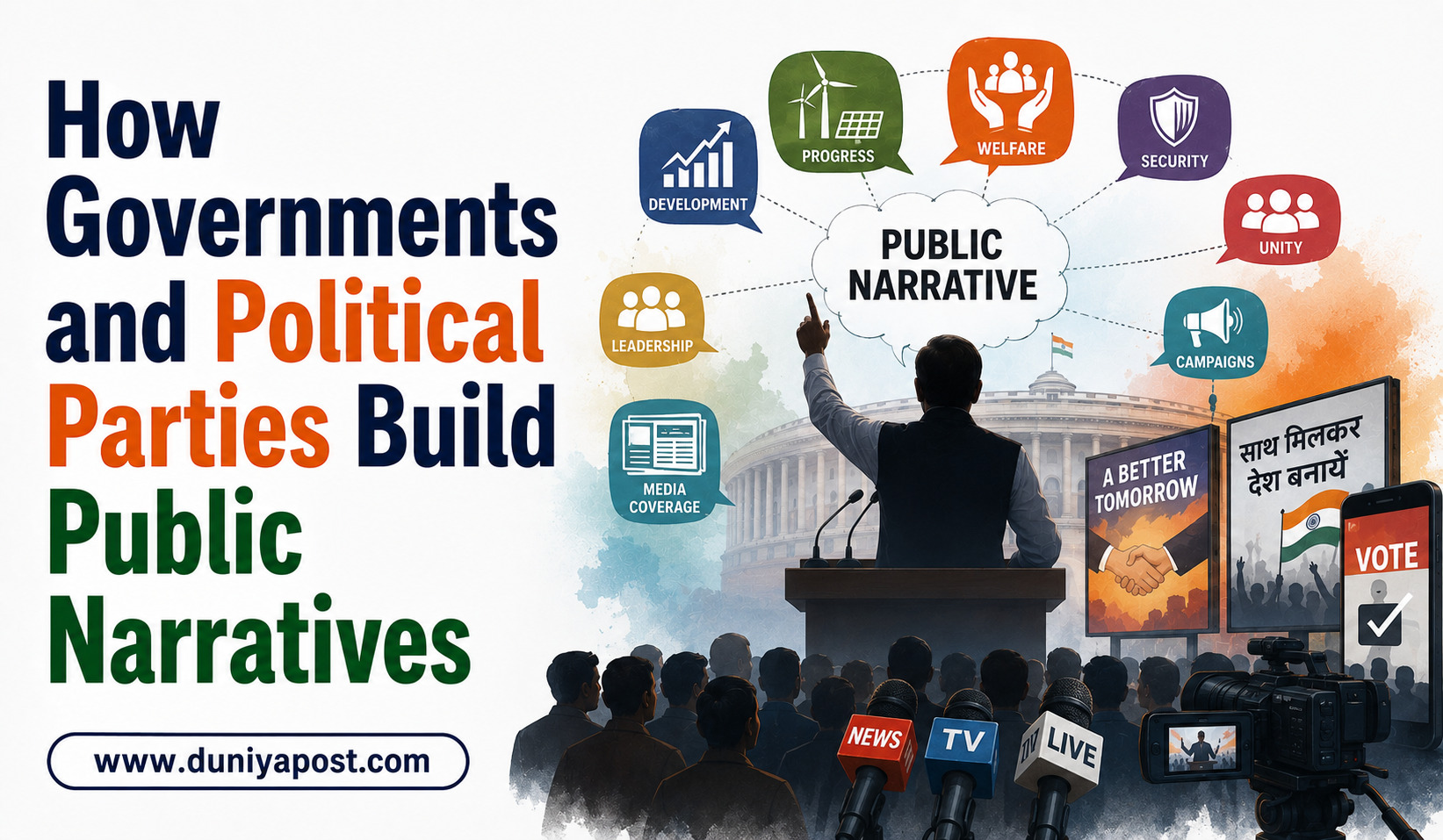 Read more about the article How Governments and Political Parties Build Public Narratives