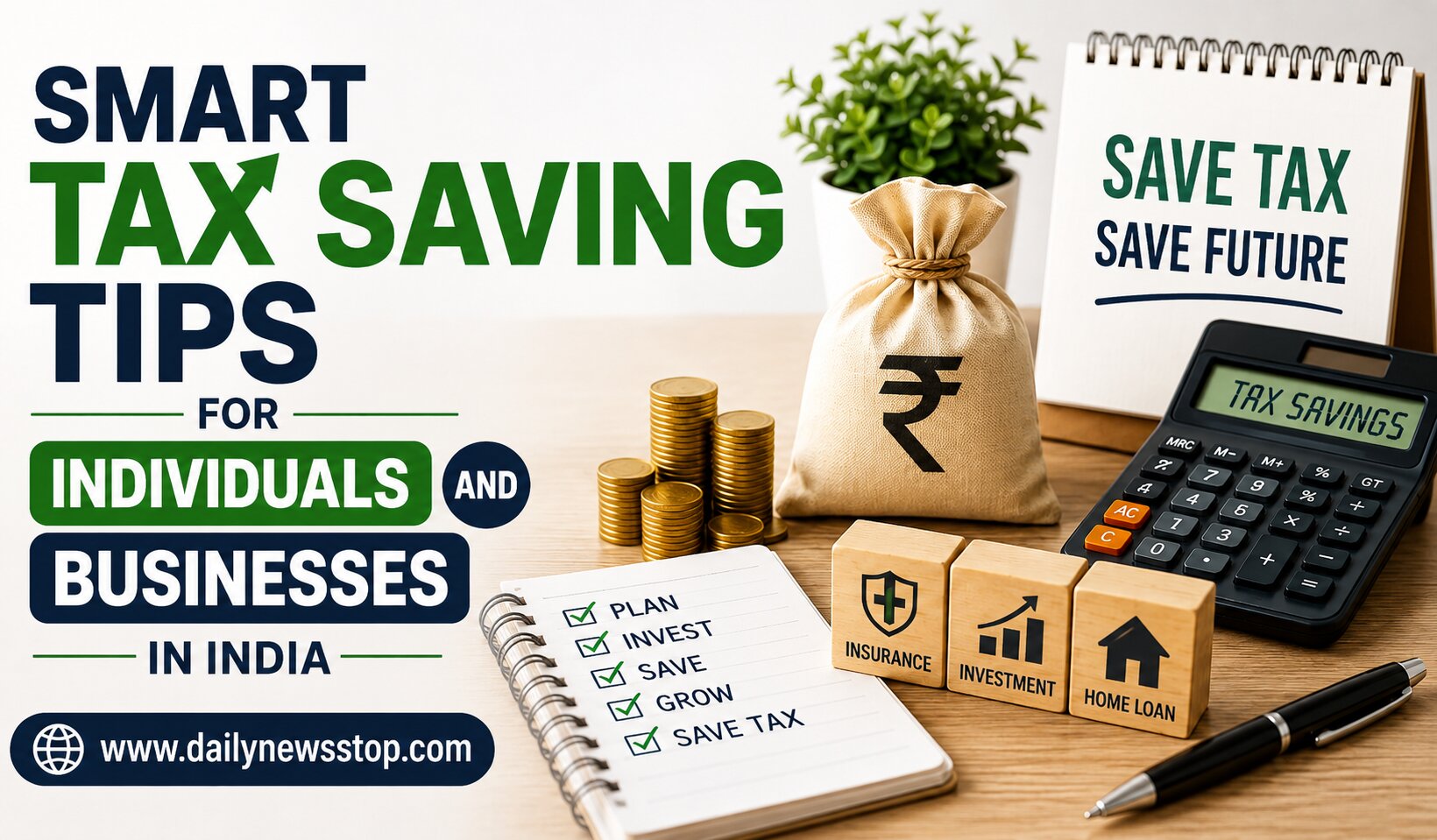 Read more about the article Smart Tax Saving Tips for Individuals and Businesses in India