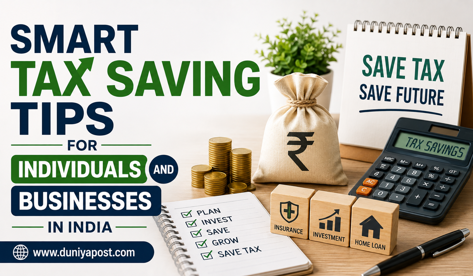 Read more about the article Smart Tax Saving Tips for Individuals and Businesses in India