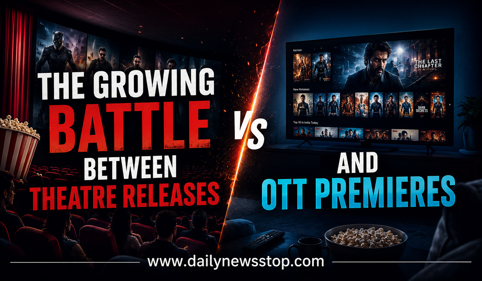 Read more about the article The Growing Battle Between Theatre Releases and OTT Premieres