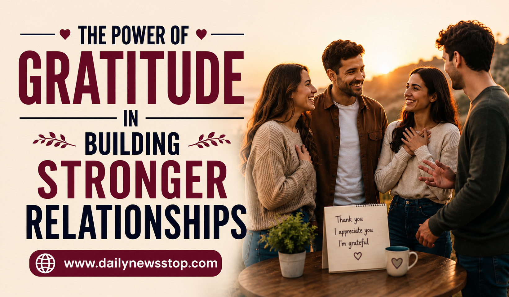 Read more about the article The Power of Gratitude in Building Stronger Relationships