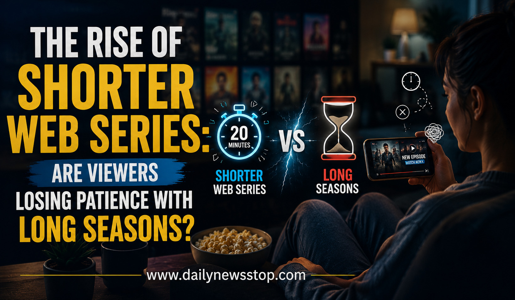 Read more about the article The Rise of Shorter Web Series: Viewers Losing Patience With Long Seasons?