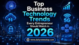 Read more about the article Top Business Technology Trends Every Entrepreneur Should Watch in 2026