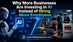 Read more about the article Why More Businesses Are Investing in AI Instead of Hiring More Employees