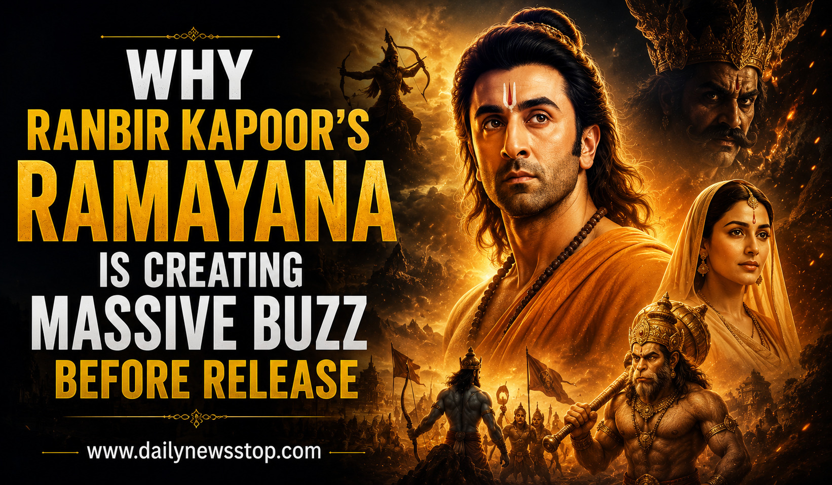 Read more about the article Why Ranbir Kapoor’s Ramayana Is Generating Huge Buzz Before Its Release