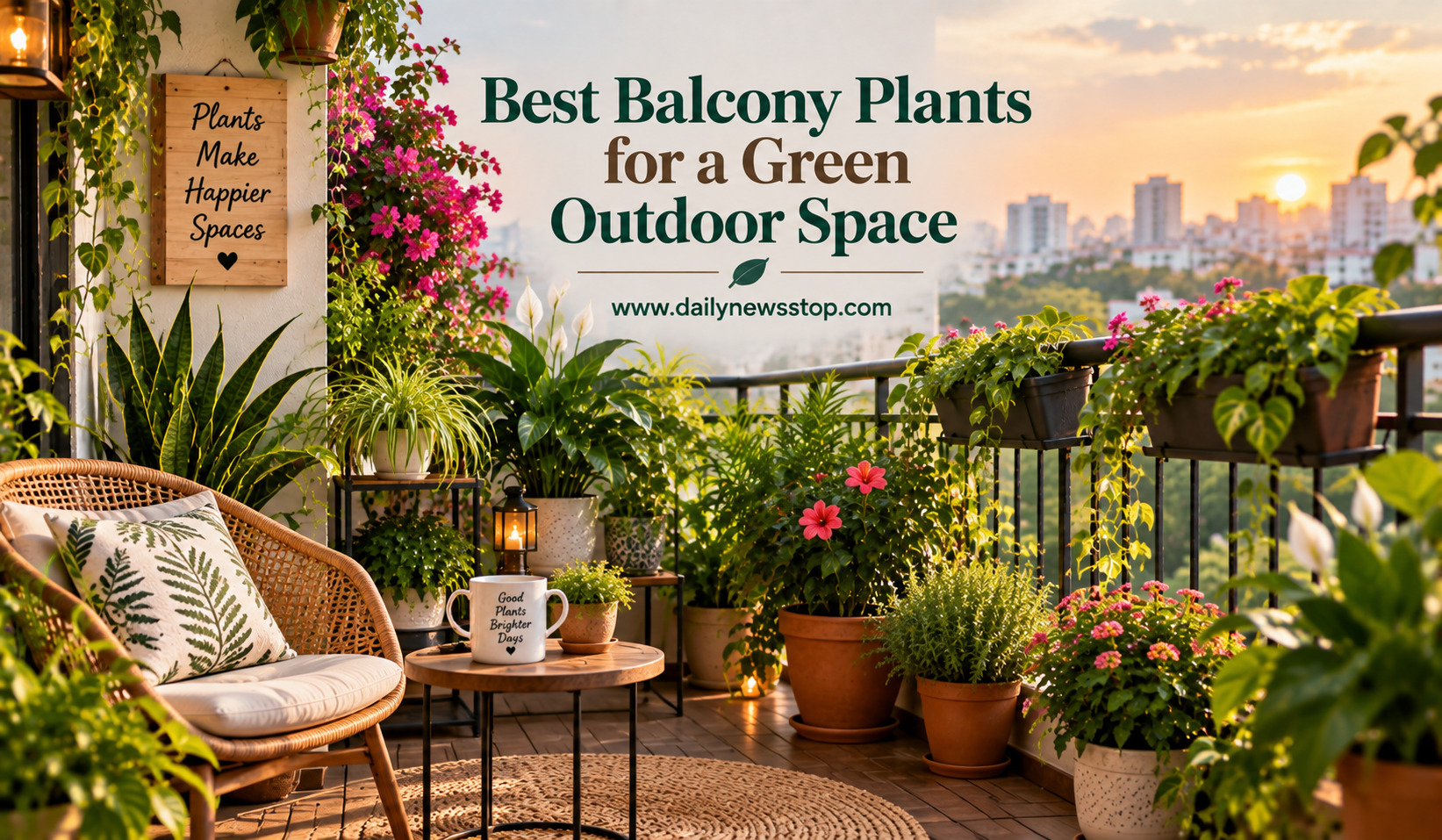 Read more about the article Best Balcony Plants for a Green Outdoor Space