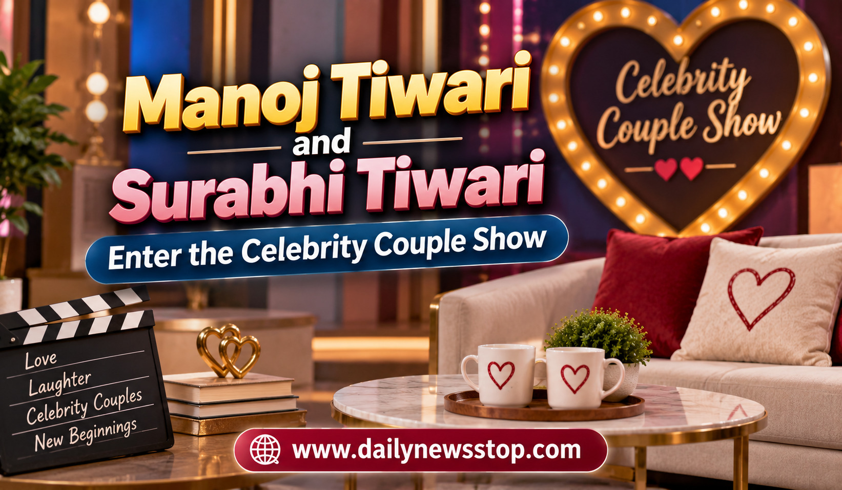Read more about the article Manoj Tiwari and Surbhi Tiwari Enter the Celebrity Couple Show