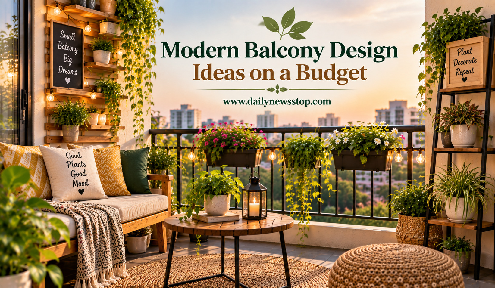 Read more about the article Modern Balcony Design Ideas on a Budget