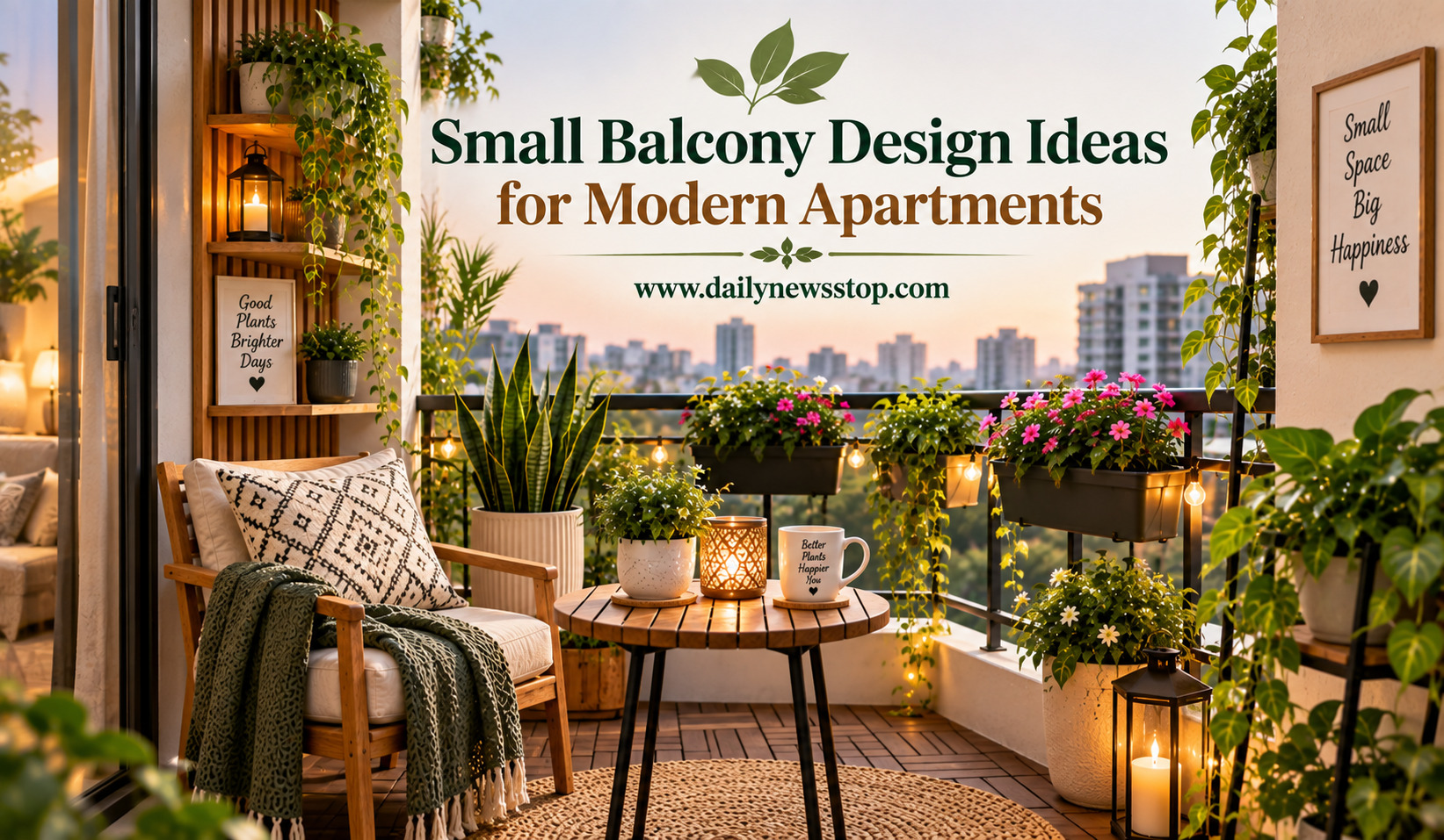 Read more about the article Small Balcony Design Ideas for Modern Apartments